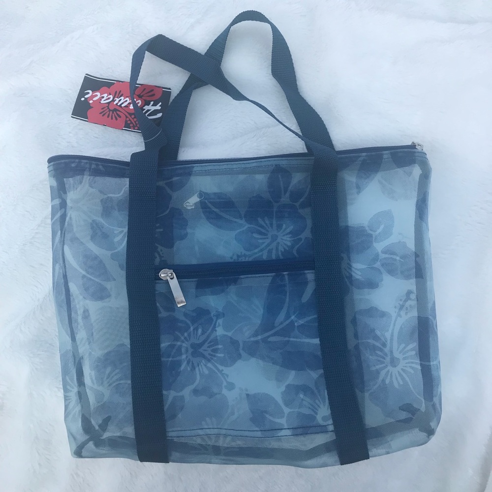 Hibiscus print bag from Hawaii